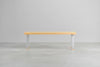 [iso] bench aluminum-legs(A) × hinoki wood