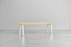 [iso] bench aluminum-legs(A) × hinoki wood