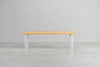[iso]  bench aluminum-legs(pin) × beech wood