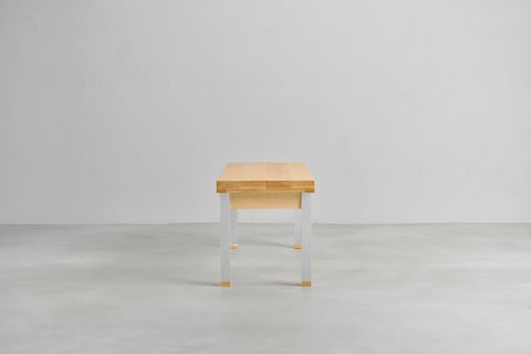 [iso]  bench aluminum-legs(pin) × beech wood