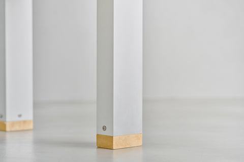 [iso]  bench aluminum-legs(pin) × beech wood