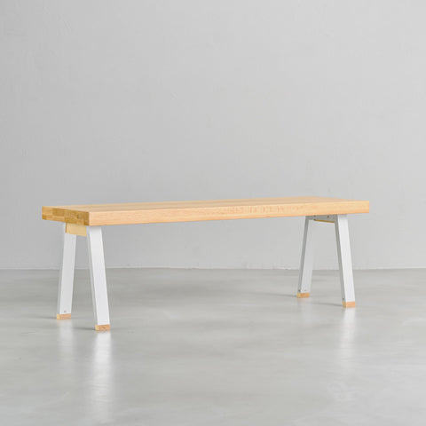 [iso] bench aluminum-legs(A) × beech wood