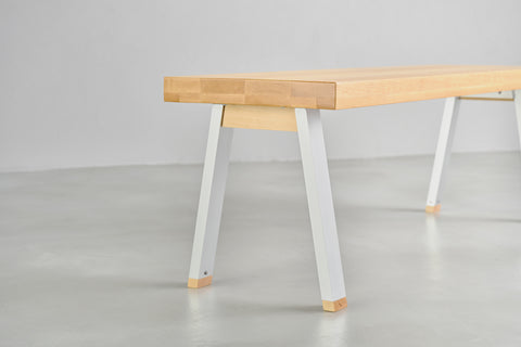 [iso] bench aluminum-legs(A) × beech wood