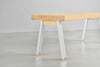 [iso] bench aluminum-legs(A) × beech wood
