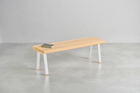 [iso] bench aluminum-legs(A) × beech wood