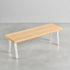 [iso] bench aluminum-legs(A) × beech wood