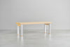 [iso] bench aluminum-legs(pin) × hinoki wood