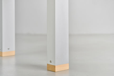 [iso] bench aluminum-legs(pin) × hinoki wood