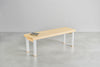 [iso] bench aluminum-legs(pin) × hinoki wood