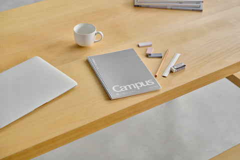 [iso] table aluminum-legs(H) × beech wood