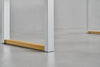 [iso] table aluminum-legs(square) × beech wood