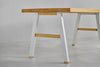 [iso] table aluminum-legs(A) × hinoki wood