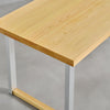 [iso] table aluminum-legs(square) × hinoki wood