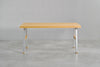 [iso] table aluminum-legs(A) × beech wood