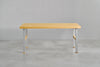 [iso] table aluminum-legs(H) × hinoki wood