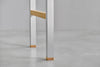 [iso] table aluminum-legs(H) × hinoki wood